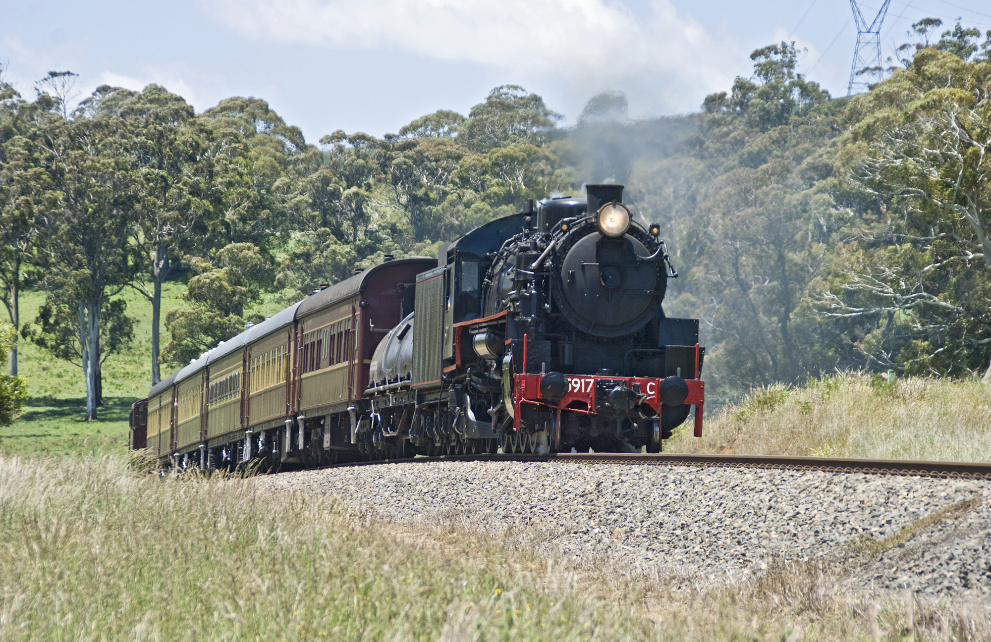 steam train trips sydney